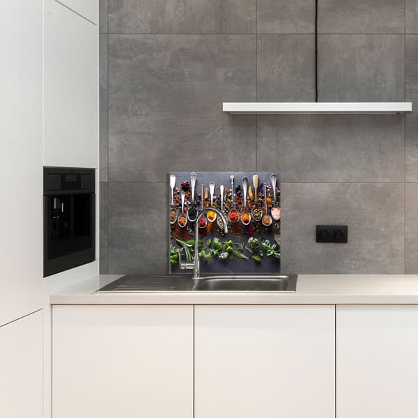 GLASPANEL FÖR KÖK 65x60 Kryddor
