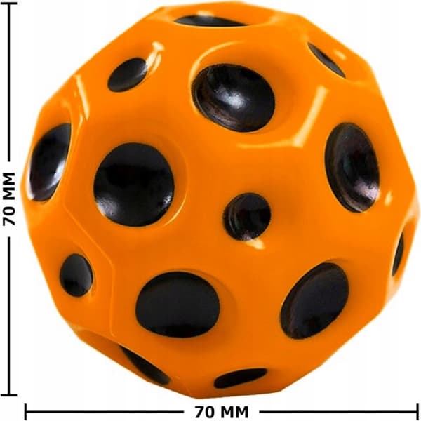 Galaxboll springende meteor rumkugle 7 cm