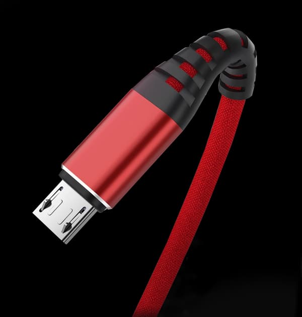 Koanni QC 3.0 snabbladdning 3A förstärkt micro-USB-kabel
