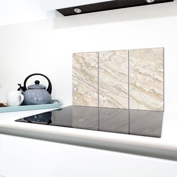 Lasinen suojalevy liedelle 3x30x52