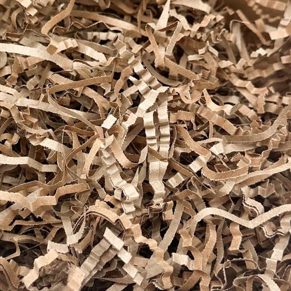 Paperitäyteainelastut luonnonruskeat - 1 kg