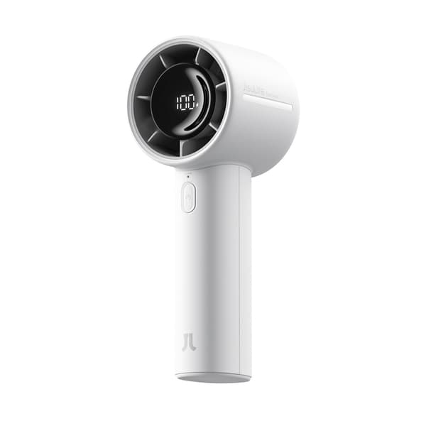 Mini bærbar ventilator 5000mAh LED - grå