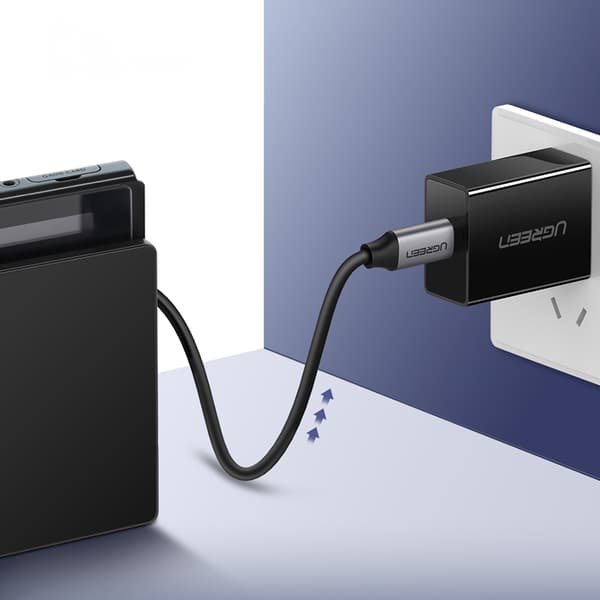 USB-C 3.1 - USB-C 3.1 1,5 m kabel - grå