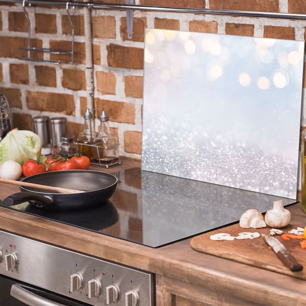 Lasinen suojalevy liedelle 60x52 Light
