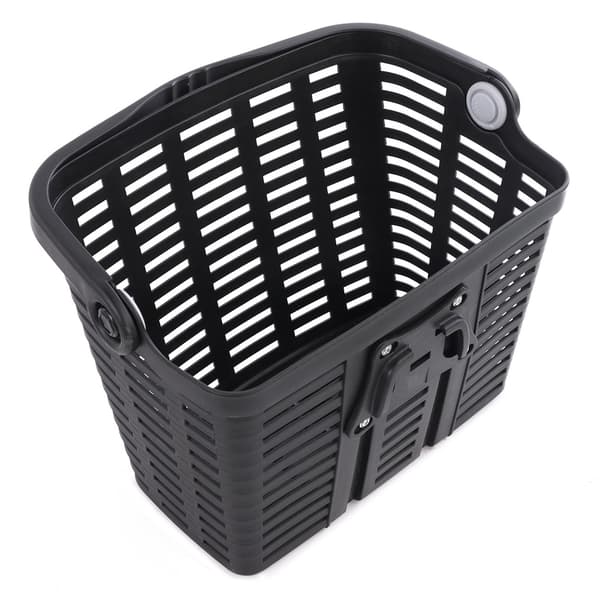 Cykelkurv i plastikstyr - sort