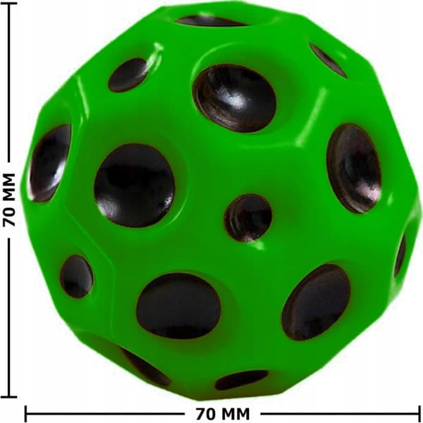 Galaxboll springende meteor rumkugle 7 cm