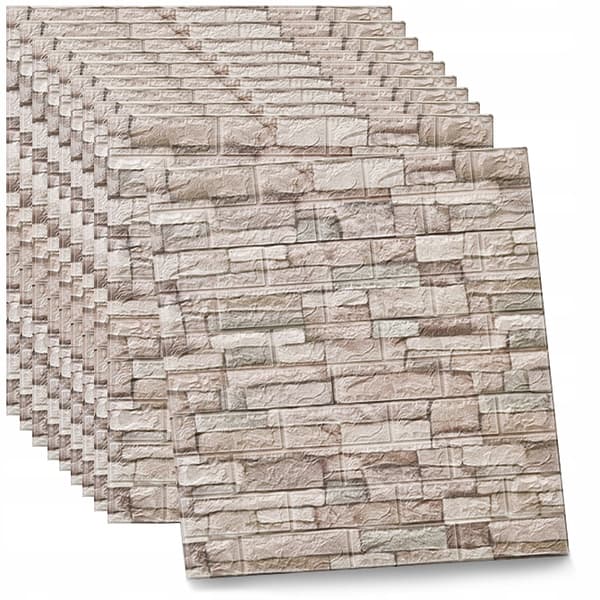 3D-SEINÄPANEELIT ITSELIIMITTYVÄ TIILITAPTEETI #2