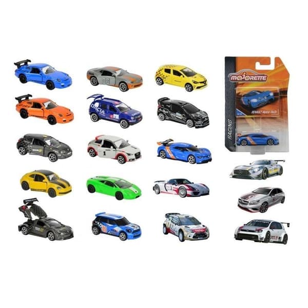 Racingbilar, 18 typer