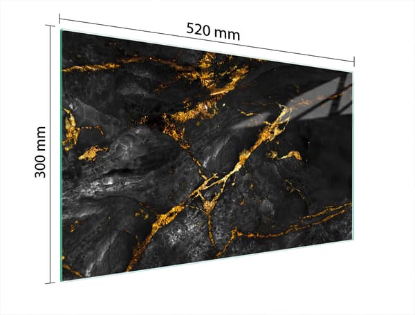 SKÄRBRÄDA I GLAS 52x30 MARMOR