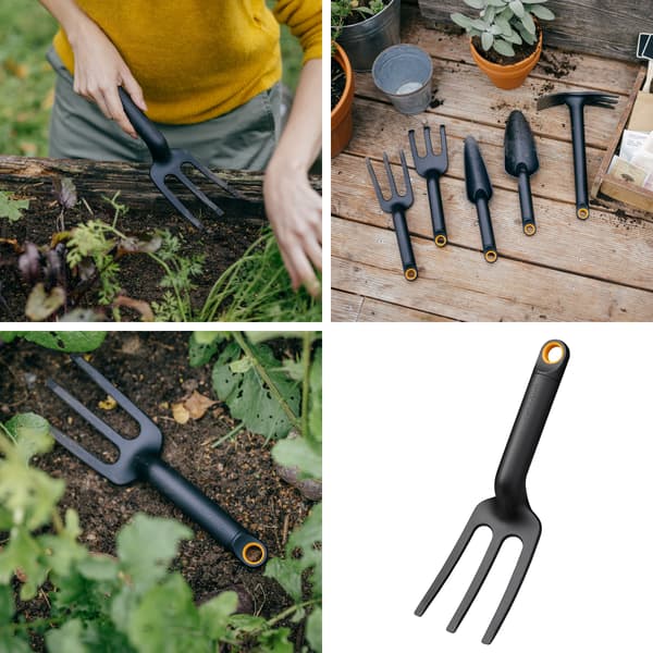 FISKARS SOLID små havegafler til at løsne og lufte jorden