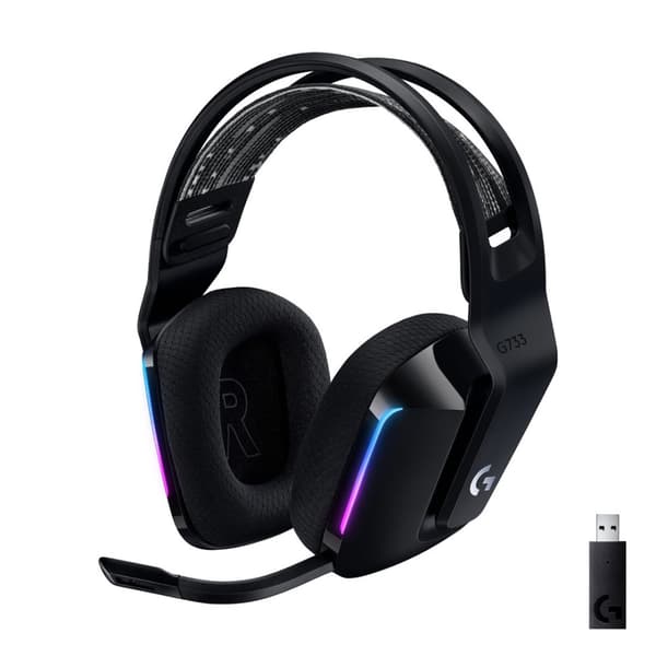 Logitech G733 Lightspeed Sorte hovedtelefoner