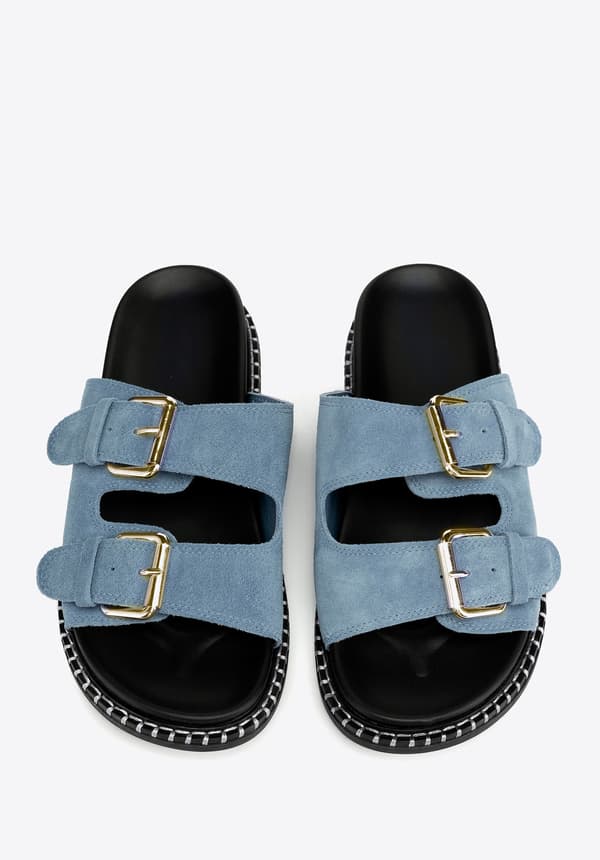 Wittchen Blå Flip-flops i ruskind til kvinder