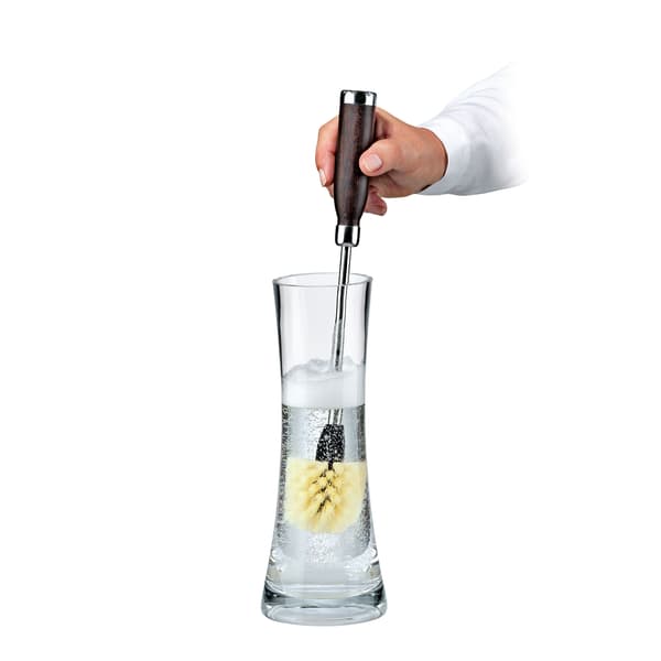 Karaffborste, plast/karboniserad bambu, 34 cm Elegante / Cilio