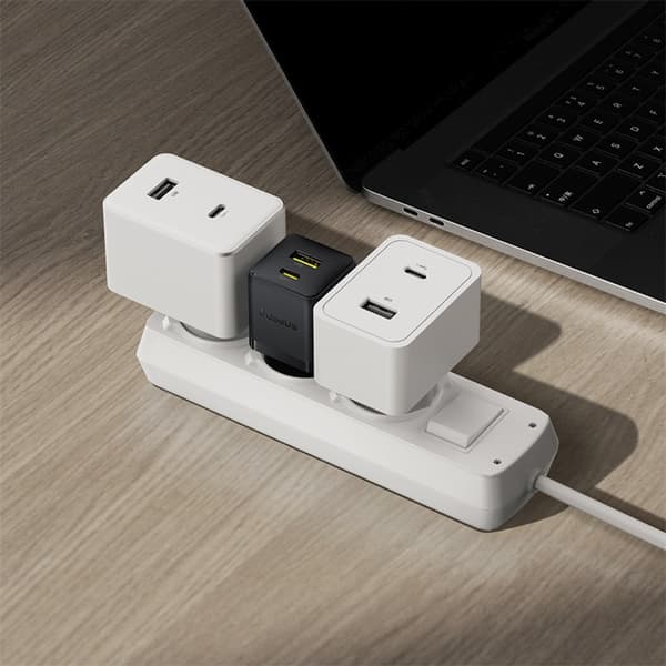 Palm 30W USB-C USB-A Vægoplader - Sort