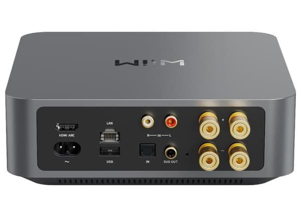 WiiM Amp Pro Mørkegrå, 24-bit, Bluetooth 5.3