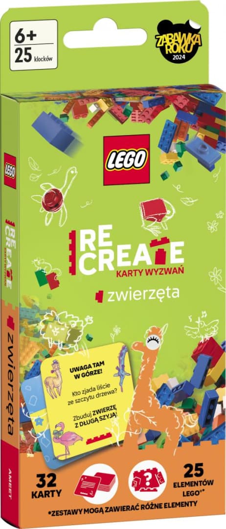 Lego Recreate. Haastekortit. Eläimet.