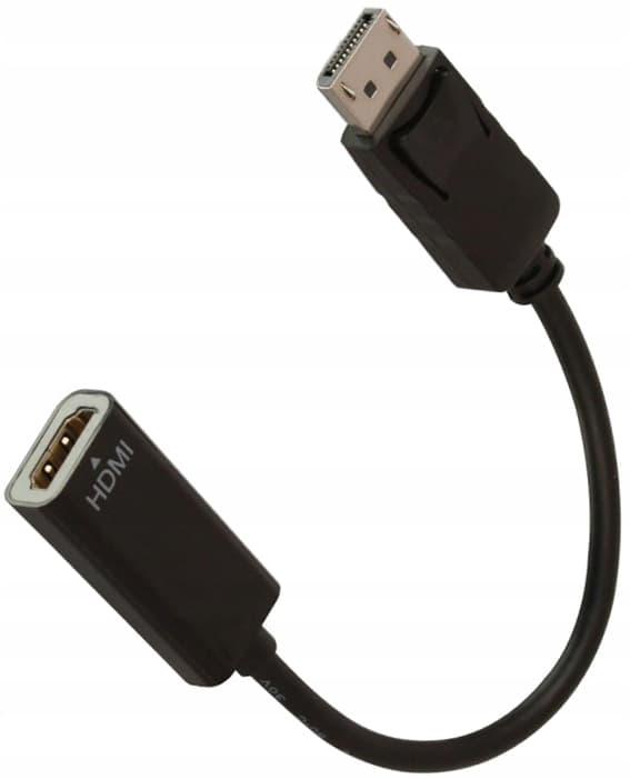 DisplayPort til HDMI-konverter LINDY Sort