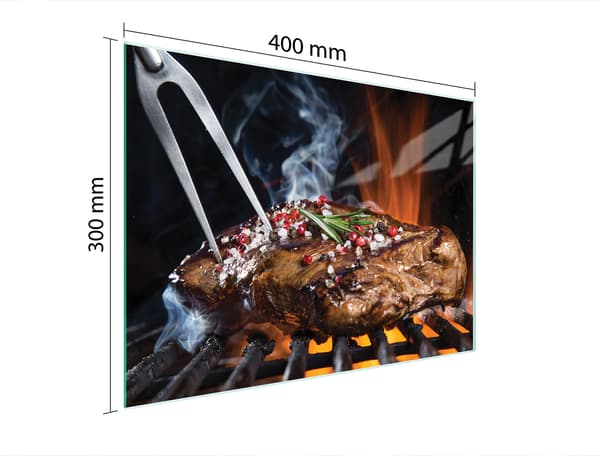 GLASSKÆREBRÆT 40x30 GRILL