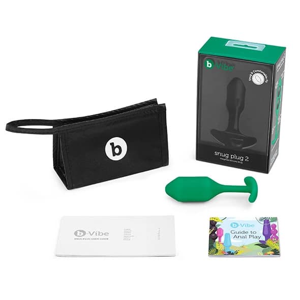 BVibe Snug Plug 2 Grön Analplugg