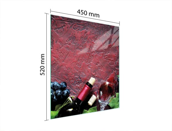SKÄRBRÄDA I GLAS 45x52 VIN