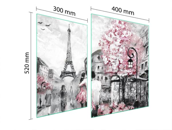 LASINEN SUOJALEVY LIEDELLE 70x52 PARIS