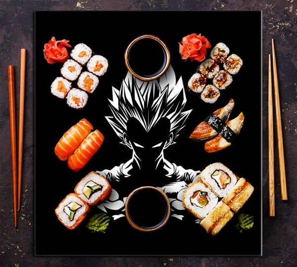 KEITTIÖN LASIPANEELI 60x65 Anime