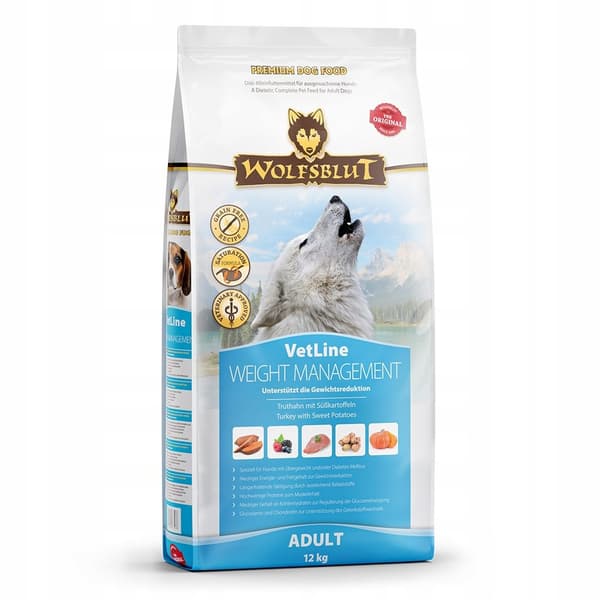 WOLFSBLUT VetLine Weight Management torrfoder för hundar 12 kg