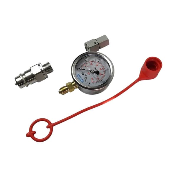 Mätsats, manometer 0-10 bar, snabbkoppling