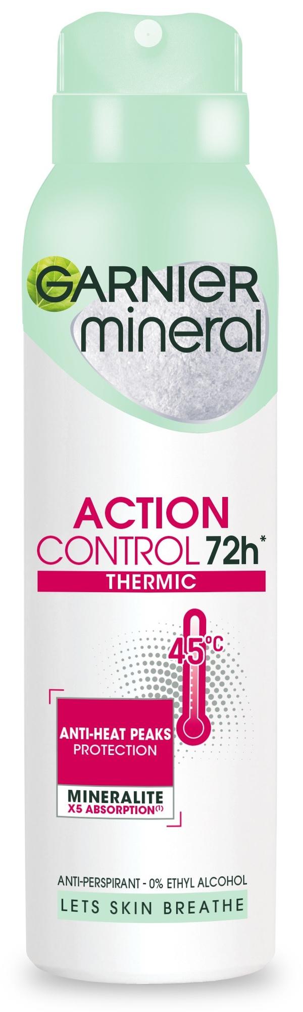 Garnier Mineral Deodorant Spray Action Control 72 timer - Thermic 150ml