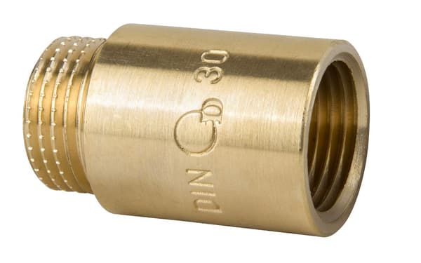 Messingkobbling 1/2" x 15 mm messing