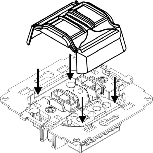 00133 Tiiviste Karlik mini U-1 -kytkimille