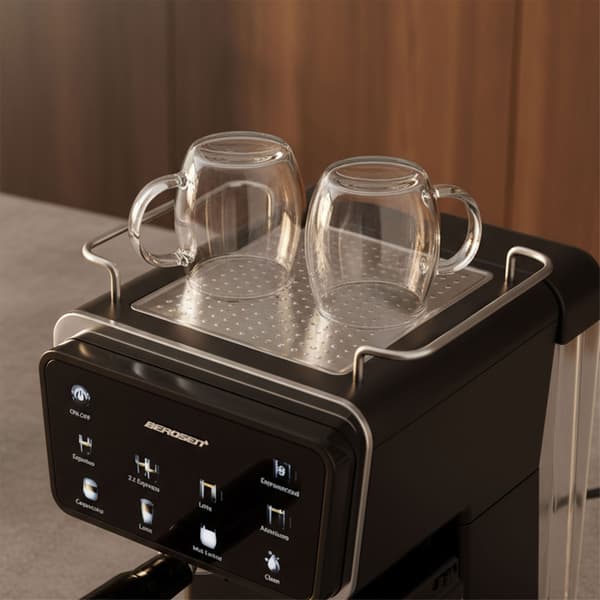 Berdsen BD-773 sort 20 bar mælkeskummer kaffemaskine
