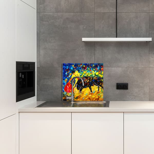 KEITTIÖN LASIPANEELI 65x60 Bull
