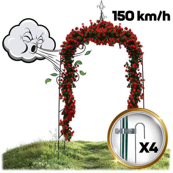 Trädgårdspergolabåge 265 cm Plonos PL-991