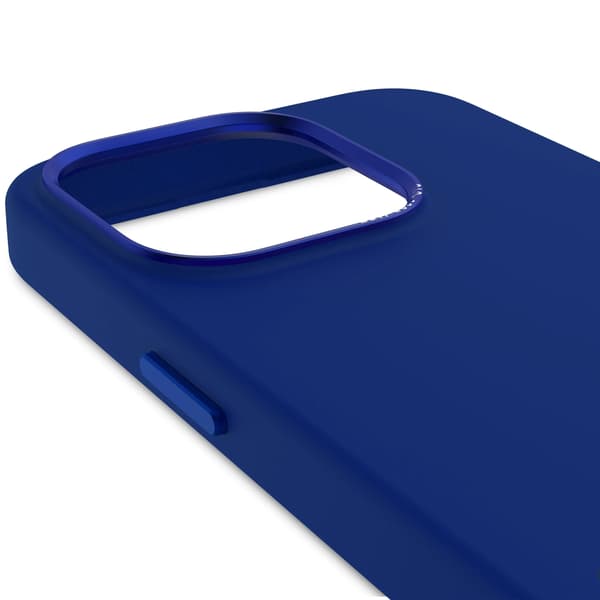 Decoded - MagSafe-kompatibelt silikonskyddsskal för iPhone 15 Pro Max (galaktisk blå) [eol]