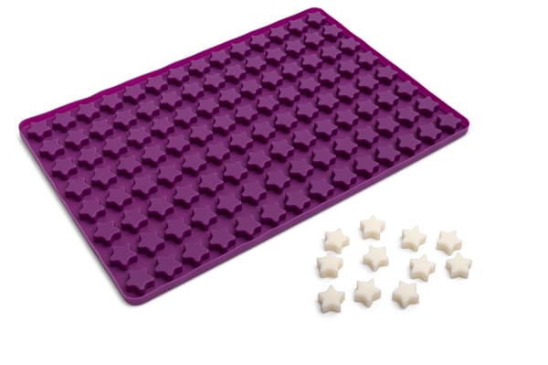 Silikone lysform stjerne 30x20 cm
