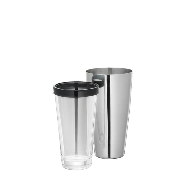 Cilio Boston Shaker, Glas/Rustfrit Stål 0,4 L