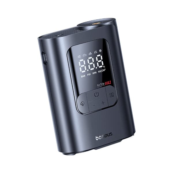 Akku-kompressor med 3 dyser 150PSI 26 l/min 82W - sort