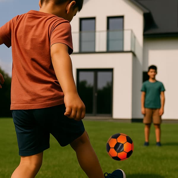 FODBOLD blød afslapningsbold ANTI-STRESS 7 CM
