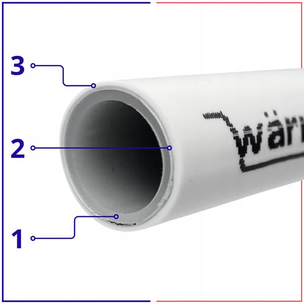 PEX-RØR 16 mm til gulvvarme - PEX/Al/PE 16/2 - Køb pr. meter