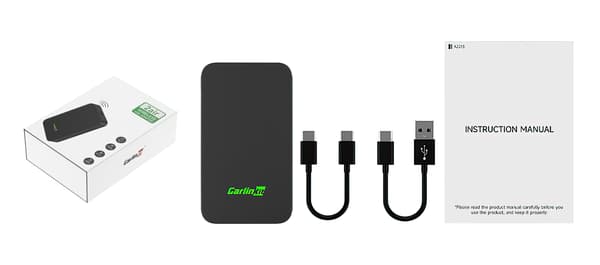 Carlinkit 5.0 (2Air-T) RGB -langaton sovitin CarPlay Android Autolle