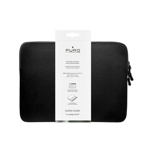 Slim Guard 14" laptop-etui - sort