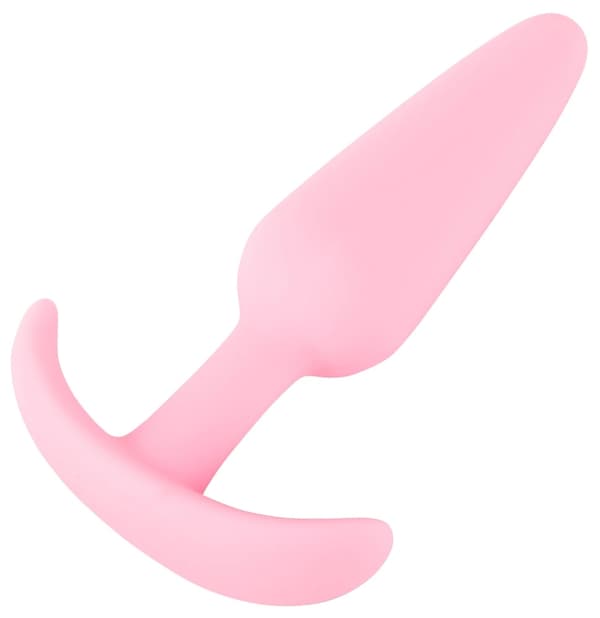 Cuties Silikon Konisk Analplugg Rosa