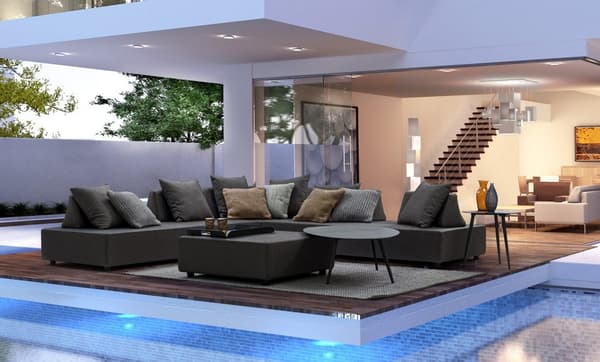 Rossano sofabord 120x75 YK13 - sort