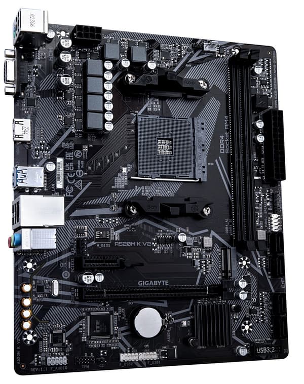 Gigabyte A520M K V2 bundkort