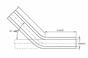 Silikonböj 45° blå fi28 150x150