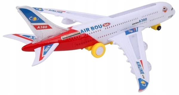PASSAGERFLYLYSLYD kører STORE 45 cm A380 LED-dioder