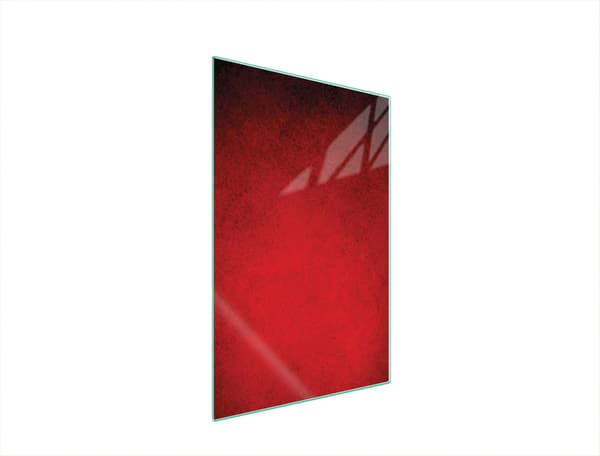 GLASSKÆREBRÆT 35x52 RØD