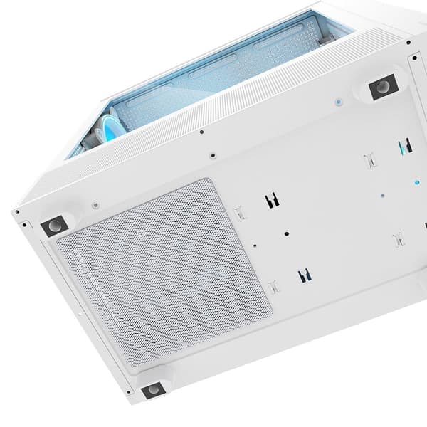 Modecom BREEZE ARGB FLOW Midi USB Typ C-fodral, Vit