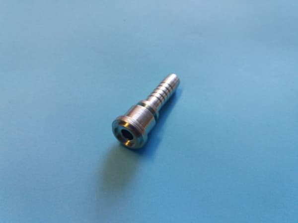 Platt gasslangkoppling DN10 (T.001/G)+MUTTER